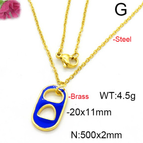 Fashion Copper Necklace  F6N300516vail-L017