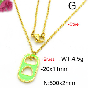 Fashion Copper Necklace  F6N300517vail-L017
