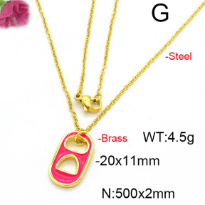 Fashion Copper Necklace  F6N300522vail-L017