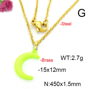 Fashion Copper Necklace  F6N300526vail-L017