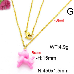 Fashion Copper Necklace  F6N300547avja-L017