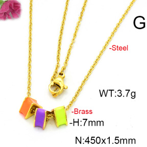 Fashion Copper Necklace  F6N300550vbmb-L017