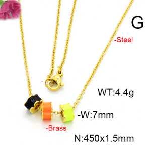 Fashion Copper Necklace  F6N300554vbmb-L017