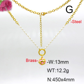 Fashion Copper Necklace  F6N300570baka-L017