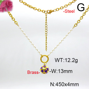 Fashion Copper Necklace  F6N300574baka-L017