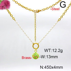 Fashion Copper Necklace  F6N300575baka-L017