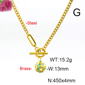 Fashion Copper Necklace  F6N300580baka-L017