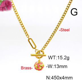 Fashion Copper Necklace  F6N300586baka-L017