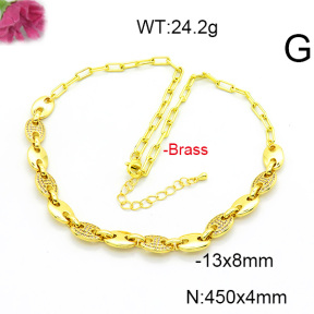 Fashion Copper Necklace  F6N403567vila-L017