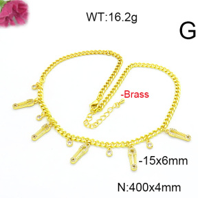 Fashion Copper Necklace  F6N403569vhov-L017