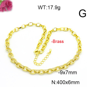Fashion Copper Necklace  F6N403570vila-L017