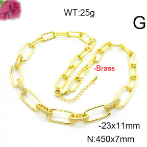 Fashion Copper Necklace  F6N403573vila-L017