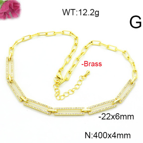Fashion Copper Necklace  F6N403575vila-L017