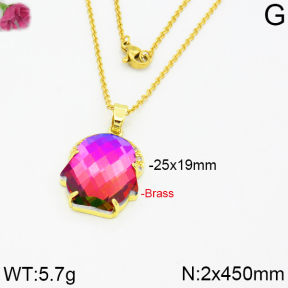 Fashion Copper Necklace  F2N400031bbml-J66