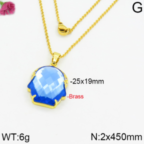 Fashion Copper Necklace  F2N400033bbml-J66