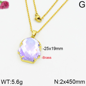Fashion Copper Necklace  F2N400041bbml-J66