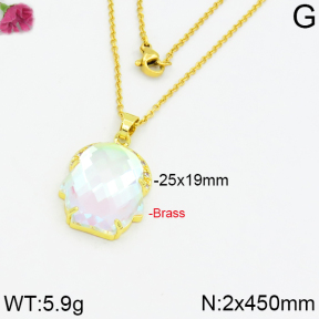 Fashion Copper Necklace  F2N400043bbml-J66