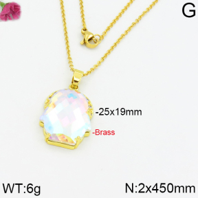 Fashion Copper Necklace  F2N400044bbml-J66