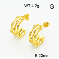 SS Earrings  6E4003340bhia-066