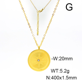 SS Necklace  6N4003460vbpb-066