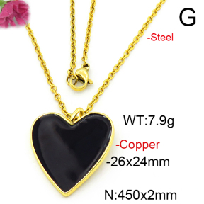 Fashion Copper Necklace  F6N300598aaio-L024