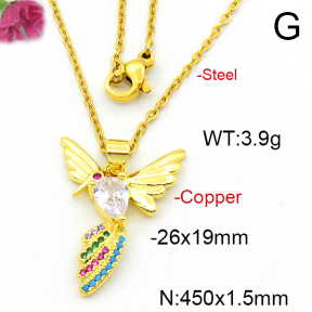 Fashion Copper Necklace  F6N403587aajl-L024