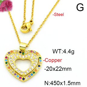 Fashion Copper Necklace  F6N403603baka-L024