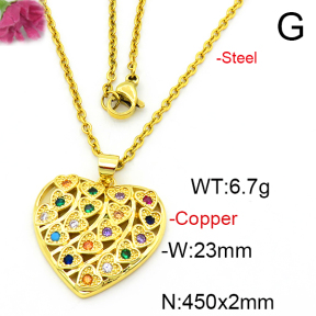 Fashion Copper Necklace  F6N403608baka-L024