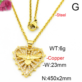 Fashion Copper Necklace  F6N403611aajl-L024