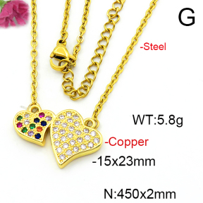 Fashion Copper Necklace  F6N403615aajl-L024