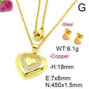 Fashion Copper Sets  F6S003356aajl-L024
