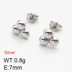 925 Silver Earrings  JUSE60004bbpp-925