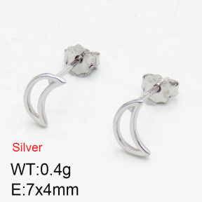 925 Silver Earrings  JUSE60015abol-925