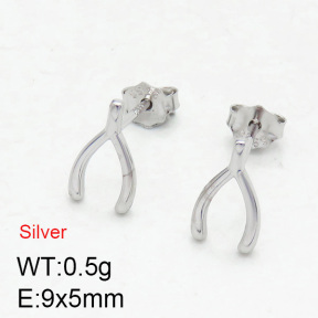 925 Silver Earrings  JUSE60020bbop-925
