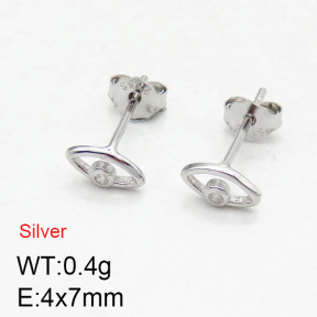 925 Silver Earrings  JUSE60024vbpb-925