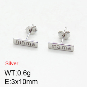 925 Silver Earrings  JUSE60027bbop-925