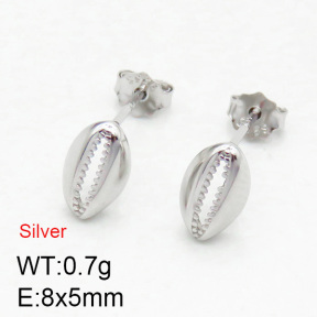 925 Silver Earrings  JUSE60029bhbh-925