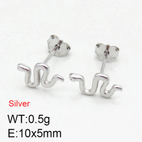 925 Silver Earrings  JUSE60033bbpi-925