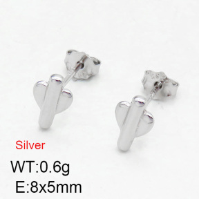 925 Silver Earrings  JUSE60036bbop-925