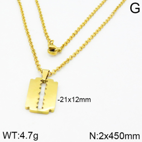 SS Necklace  2N2000054aajl-452