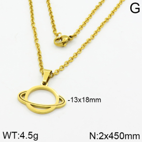 SS Necklace  2N2000055aajl-452