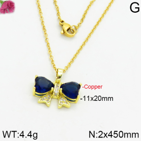 Fashion Copper Necklace  F2N400045bbml-J66