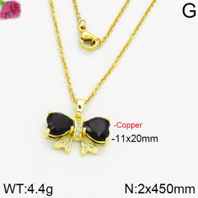Fashion Copper Necklace  F2N400046bbml-J66