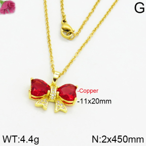 Fashion Copper Necklace  F2N400047bbml-J66