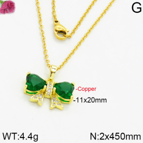 Fashion Copper Necklace  F2N400049bbml-J66