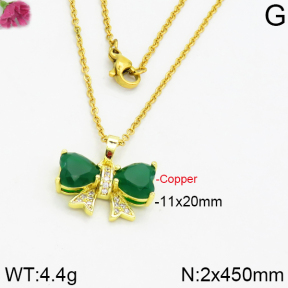 Fashion Copper Necklace  F2N400050bbml-J66