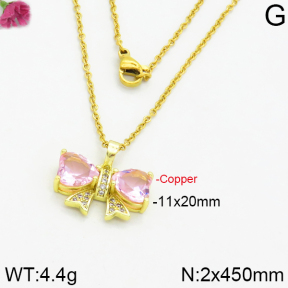 Fashion Copper Necklace  F2N400051bbml-J66