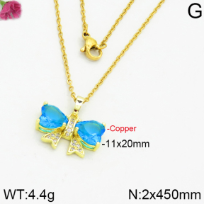 Fashion Copper Necklace  F2N400052bbml-J66