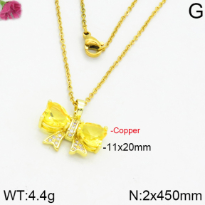 Fashion Copper Necklace  F2N400053bbml-J66