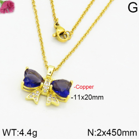 Fashion Copper Necklace  F2N400055bbml-J66